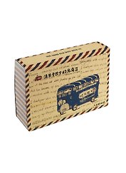 Блокнот Автобус синий (003269) (10х5,8) (Карамба)