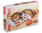 Пазл hatber "Милые зверушки", 1000 элементов