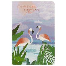 Тетрадь общая «Flamingos», 38 листов в линейку, А5, в ассортименте