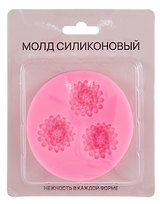 Силиконовый молд Цветы 3