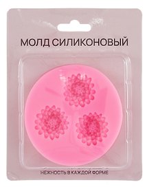 Силиконовый молд Цветы 3