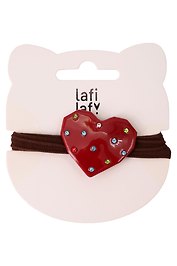 Резиночка Сердце красное (пластик) (9см) (12-Aidou-4) (Lafilaf)