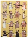 Записная книжка А6 48л кл. "Kathy`s animal" карт.обл., тонир.внутр.блок, сшивка, LENWA