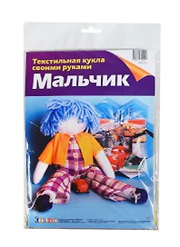 Набор для творчества Craftclub. Текстильная кукла своими руками «Мальчик», 38 см