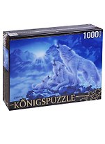 Пазл Königspuzzle 1000 эл.68,5*48,5см. Волки и ночные горы МГК1000-6476