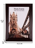 Фоторамка тёмное дерево, 10x15 см, рама пластик - 2