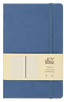 Книга для записей А5 96л лин. "Joy Book. Таинственный океан" иск.кожа, тонир.блок, скругл.углы, ляссе, резинка, карман на задн.форзаце