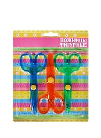 Набор Ножницы фигурные Пастель (125618) (3шт) (11,5см) (блистер)
