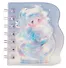 Записная книжка А6- 80 листов в линейку, "Фея" дутая фигурная ПВХ-обложка, на спирали, в ассортименте - 2
