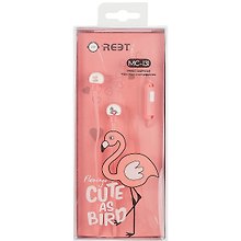 Наушники c гарнитурой Фламинго Cute as bird (бокс) (12-17905-MC-132)