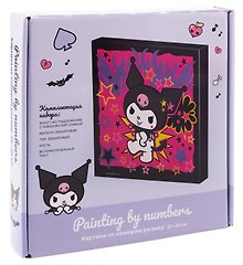 Картина-раскраска по номерам «Sanrio Mashrooms», 20 х 20 см, Lori