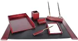 Набор настольный 7 предм., красное дерево