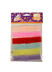 Ленточки нейлоновые FANCY CREATIVE 6 шт., длина 70 см, ширина 2 см., п/п с е/подвесом