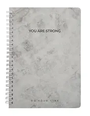 Книга для записей А5 166л "DoYourLine. Мрамор", точка, тв. обл