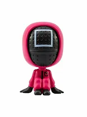 Фигурка с подвижной головой Squid Game, Охранник в маске, YuMe, (6х9х11), (10242)