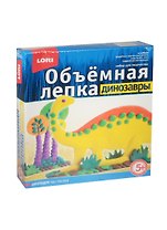 LORI Ол-014 Лепка объемная Динозавры Диплодок (набор д/творч.) (5+) (коробка)