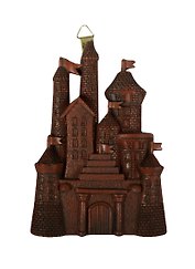 Декоративное настенное украшение Замок (15х11см) (41325)