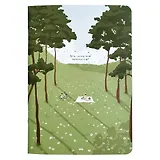 Тетрадь 40л кл. "Soul", роща, карт.обл., микротекстурирование, ламинация, тиснение золотой фольгой, скрепка