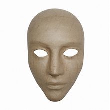 Фигурка из папье-маше Маска лицо (AC363) (17х11х24см)