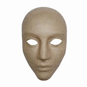 Фигурка из папье-маше Маска лицо (AC363) (17х11х24см)
