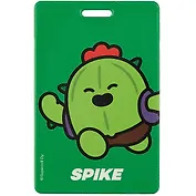 Обложка для проездного "Spike" 95*65, ПВХ, инд.уп., Brawl Stars