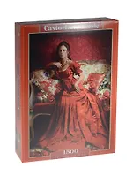 Пазлы 1500 C-151370 Девушка в красном (68х47см) (Castorland)