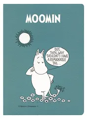 Записная книжка Moomin "Муми-тролль и хвост", А6, 32 листа, клетка
