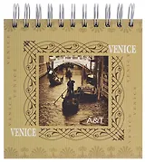 Записная книжка, Феникс,  &T,  enice, 15х15, 70 листов, твердая обложка, на спирали