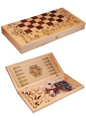 Шахматы, шашки, нарды Рыцари (большие) (50х50) (123-089)