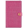 Алфавитная книга на кнопке Lezar А6+, 60 листов, розовая