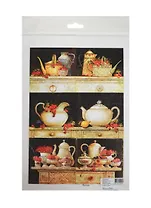 Рисовая карта для декупажа Натюрморт с посудой (АМ400010) (21х29см) (упаковка)