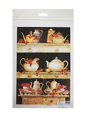 Рисовая карта для декупажа Натюрморт с посудой (АМ400010) (21х29см) (упаковка)