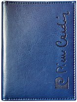 Обложка для автодокументов "Tuileries" синяя, кожзам, Pierre Cardin