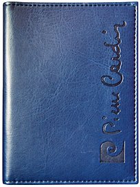 Обложка для автодокументов "Tuileries" синяя, кожзам, Pierre Cardin