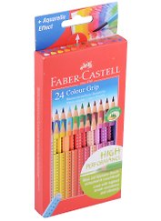 Карандаши цветные акварельные «Colour Grip», Faber-Castell, 24 цвета