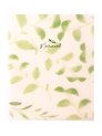 Блокнот А6 80л кл. "Premium. NATURAL LEAVES" пласт.обл., спираль, офсет 80г/м2