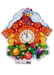 Мини-плакат "Часы новогодние"