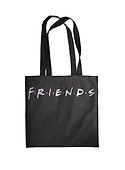 Сумка-шоппер. Friends (черная, 38х42см, длина ручек 58 см) - 0