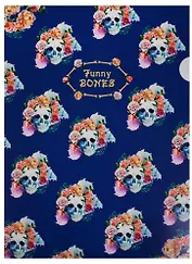 Папка-уголок А4 "Funny bones", пластик 0,18мм