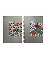 Тетрадь в клетку BG, Geometry, А4, 96 листов, в ассортименте