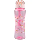 Бутылка Единороги с радугой (пластик) (600мл) (12-16110-1122-1)