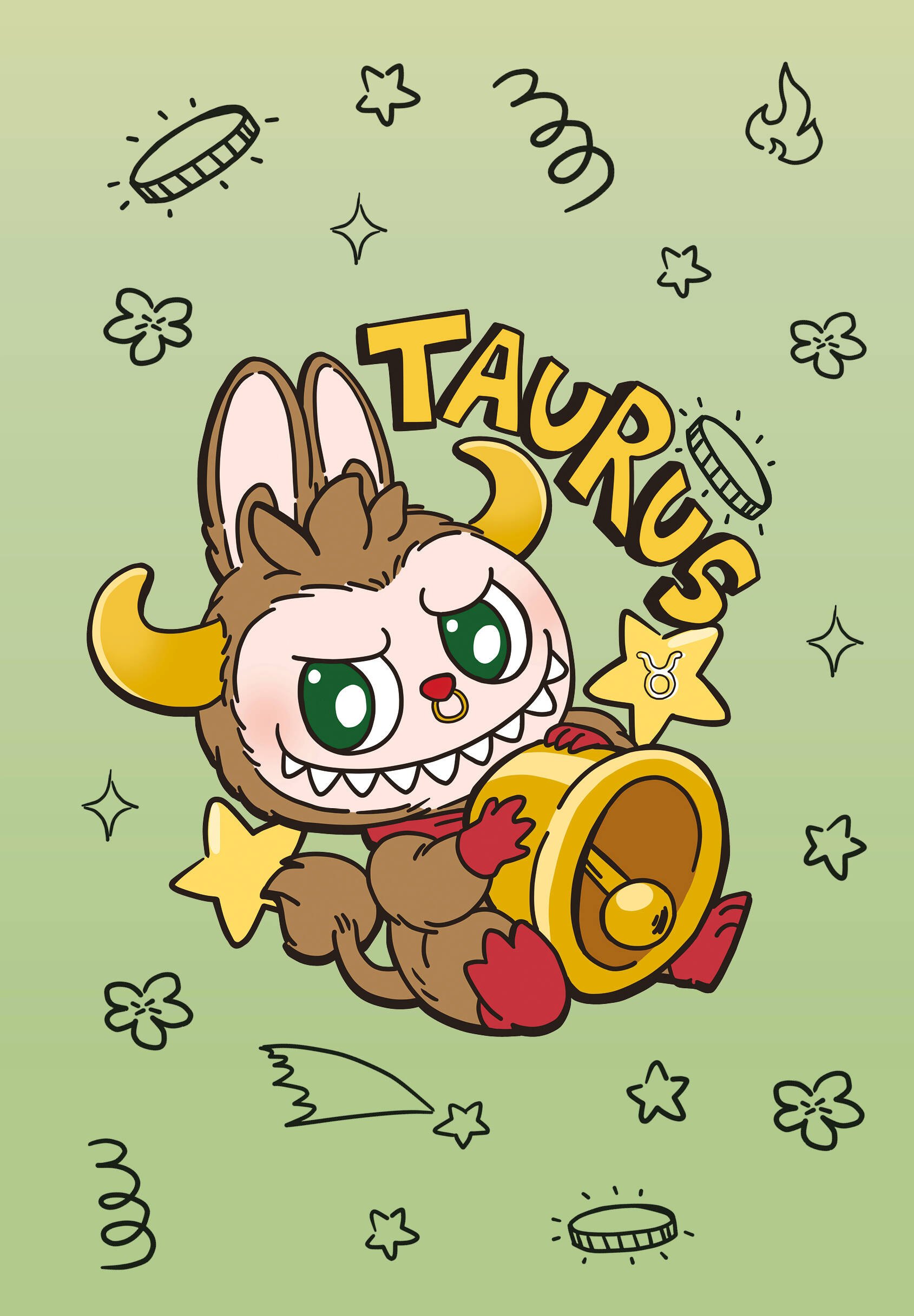 

The Monsters. Астрологический блокнот Телец (Лабубу)