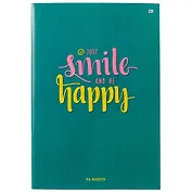 Тетрадь в клетку BG, "Модный слоган", А4, 96 листов, в ассортименте