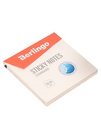 Блок бумаги 76*76 самоклеящийся желтый 100л, "Standard", Berlingo