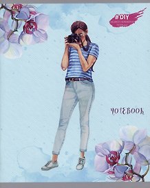 Тетрадь общая «DIY Collection. Вдохновение», 96 листов в клетку, А5, в ассортименте - Listoff