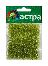 Набор д/творчества АСТРА Бисер 11/0 20гр 24 салат