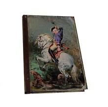 Записная кннижка А6 80л 100*165 "Тот самый Барон Мюнхаузен" тв.пер, нелин.блок, ляссе, ShyFly