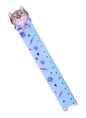 Линейка 15см "Котик с шарфом" фигурная