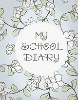 Дневник школьный. Цветы (А5, 48 л., прошитый цветной ниткой)