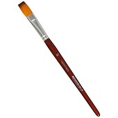 Синтетическая кисть, плоская, № 10 - 0
